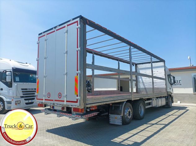 RIF.1103 IVECO STRALIS 260 S 500 – 2012 – CASSONE CENTINATO ALZA/ABBASSA COPRI/S - Foto 4