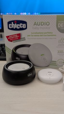 Chicco Baby Monitor Audio DECT portata 300m con batterie ricaricabili - Foto 2