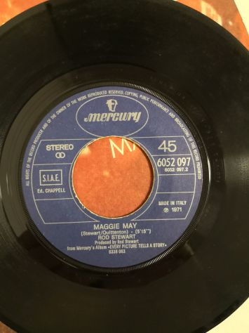 Disco Vinile 45 giri di Rod Stewart - "Reason to Believe", originale del 1971. - Foto 4
