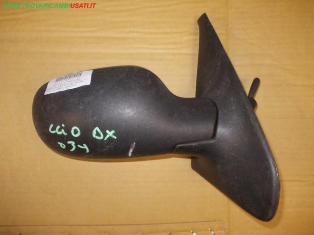RETROVISORE EST.D.reg.manuale NERO GOFFRATO MANUALE RENAULT CLIO (C65/B65)  Vetri e Retrovisori  Cristalli  Retrovisori  Retrovisore RENAULT - CLIO II
