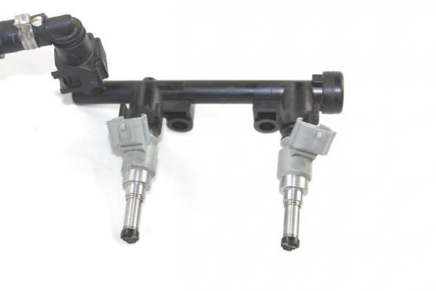 YAMAHA YZF R3 1WDE37610000 1WDE39380000 GRUPPO INIEZIONE RAIL INIETTORI 15 - 18 FUEL INJECTION SYSTEM - Foto 2