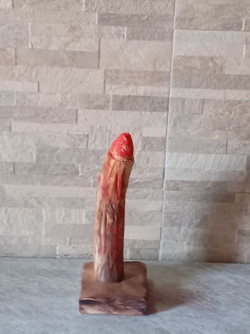 Statuetta erotica artigianale in Abete e Larice - NUOVA - Foto 2