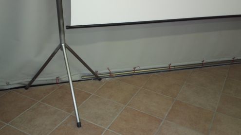 Schermo 310 x 220 completo di supporti - Foto 3