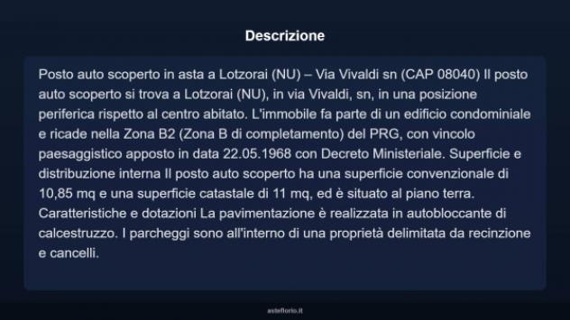 Immobile in asta di 11 m² in vendita a Lotzorai - Foto 10