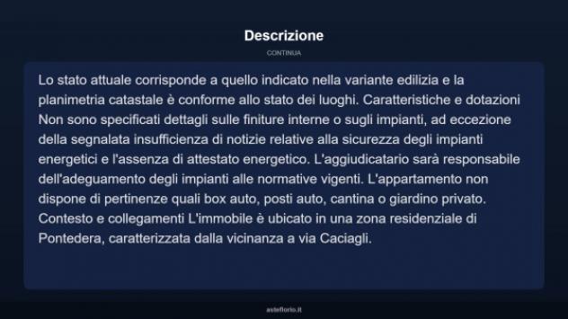Immobile in asta di 105 m² con più di 5 locali in vendita a Pontedera - Foto 7