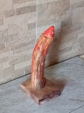 Statuetta erotica artigianale in Abete e Larice - NUOVA