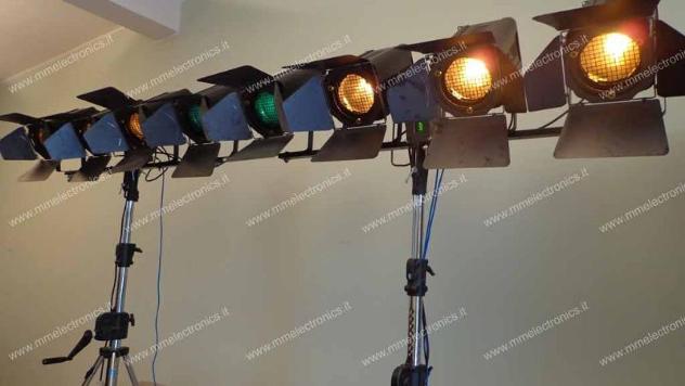 fari x spettacolo + supporti, impianto luci completo