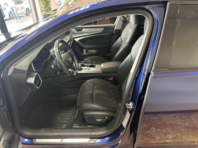 AUDI S6 3.0 TDI SW S-LINE BLU NOTTE MET PELLE E ALCANTARA NERA C.L.21" FARI MATRIX TAGLIANDI AUDI FATTURABILE IVA ESPOSTA - Foto 8
