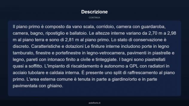 Immobile in asta di 170 m² con più di 5 locali e box auto in vendita a Grantorto - Foto 4