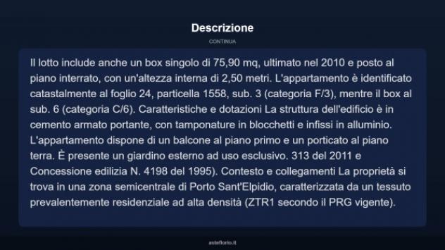 Immobile in asta di 232 m², box auto in vendita a Porto Sant'Elpidio - Foto 18