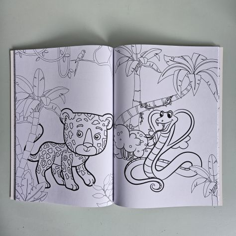 Libro da Colorare, Colouring Book - Giraffa A4 - 2026 - TRACCIATA!! - Foto 4