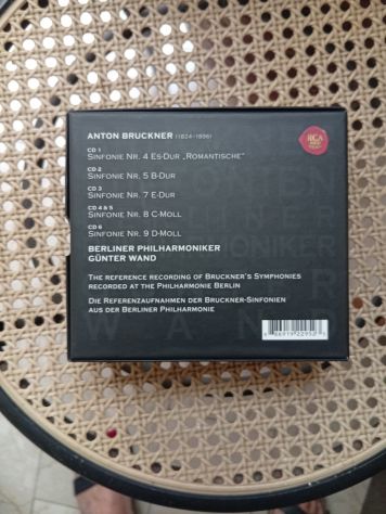 Cofanetto di Bruckner Sinfonien Günter Wand/Berliner Philharmoniker 6 CD in Box - Foto 5