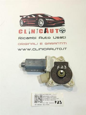 MOTORINO ALZAVETRO ANTERIORE SINISTRO MERCEDES SLK W171 2° Serie A1718201342 0130821436 271944 (0411) - Foto 2