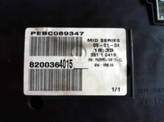 Quadro strumenti Renault Megane 1.5 Dci 2004 - Foto 4