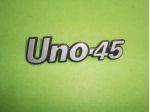 Scritta logo targhetta posteriore Fiat uno 45 "NUOVA"