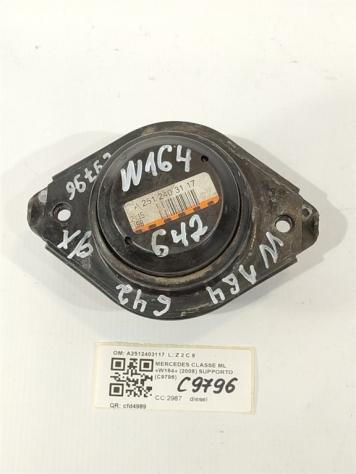 SUPPORTO MOTORE DESTRO MERCEDES ML W164 3° Serie A2512403117 diesel 2987 (0511)