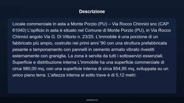 Immobile in asta di 980 m² in vendita a Monte Porzio - Foto 3