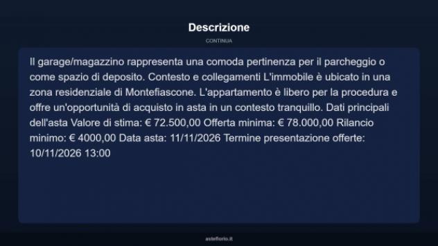 Immobile in asta di 72 m², box auto in vendita a Montefiascone - Foto 12
