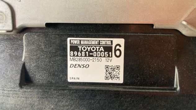 Centralina controllo alimentazione Toyota Yaris Hybrid 2014 (89681-0D051) - Foto 3