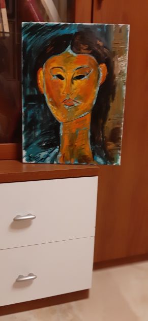 vendo quadri in olio su tela mie riprod.opere di Modigliani,Manet,Morisot,,altri - Foto 7
