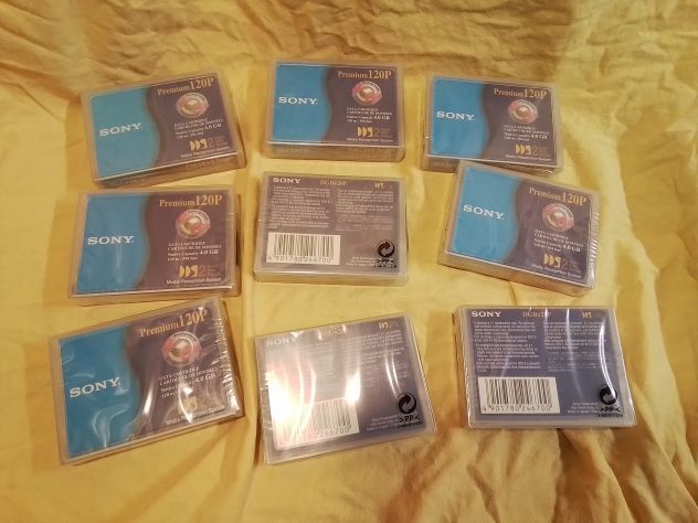 9 cassette Sony Premium 120P 4.0GB, ancora incellofanate. - Foto 2