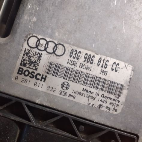 CENTRALINA MOTORE AUDI A3 1.9 TDI BOSCH 0 281 011 832, 0281011832, 03G 906 016 C - Foto 5