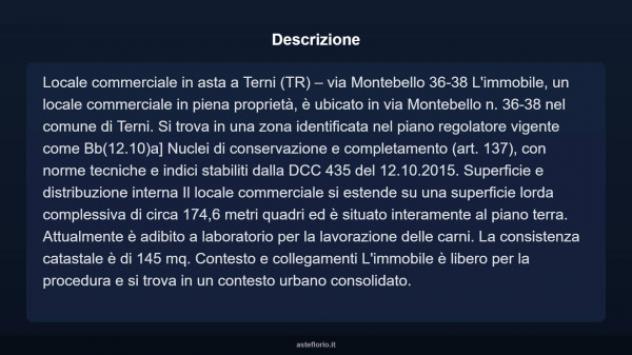 Immobile in asta di 174 m² in vendita a Terni - Foto 3