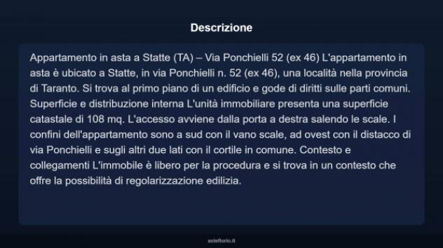 Immobile in asta di 108 m² in vendita a Statte - Foto 3