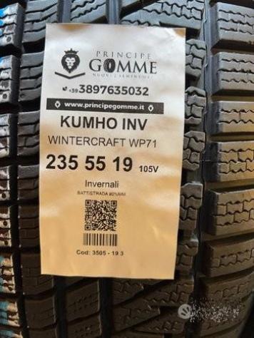 4 gomme 235 55 19 kumho inv a3505 - Foto 2