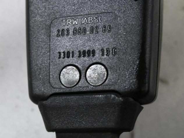 0018209726 KIT AIRBAG MERCEDES CLASSE C C200 W203 2.0 B 120KW AUT 4P (2000) RICAMBIO USATO CON PRETENSIONATORI CINTURE DI SICUREZZA, CENTRALINA AIRBAG - Foto 7