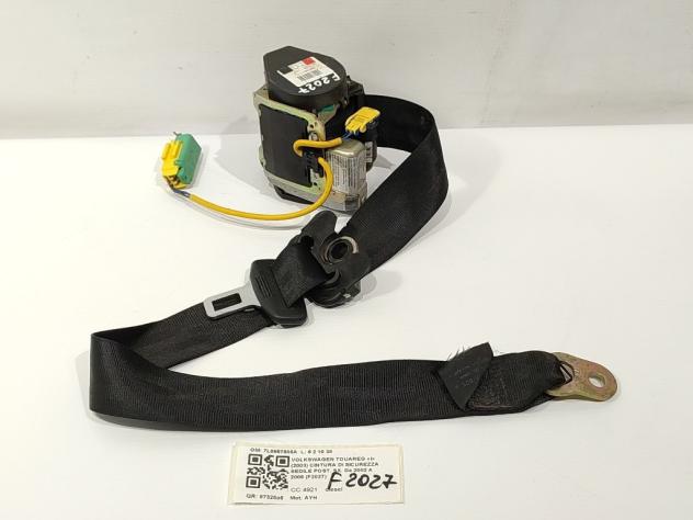 CINTURA DI SICUREZZA POSTERIORE SX VOLKSWAGEN Touareg 1° Serie 7L0857805A AYH (0206)
