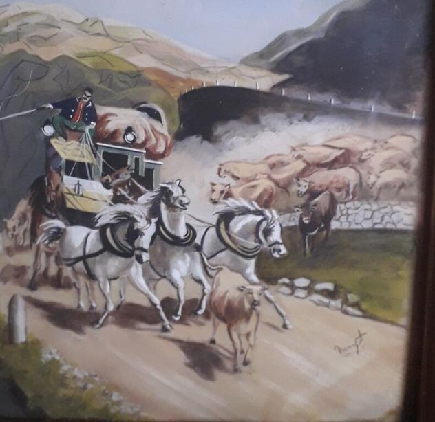 Riproduzione vintage de Il Gotthard Post - Foto 2