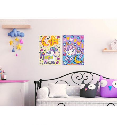 Quadro Fai Da Te Per Bambini N. 3 Arredalacasa Spedizione Gratis - Foto 2