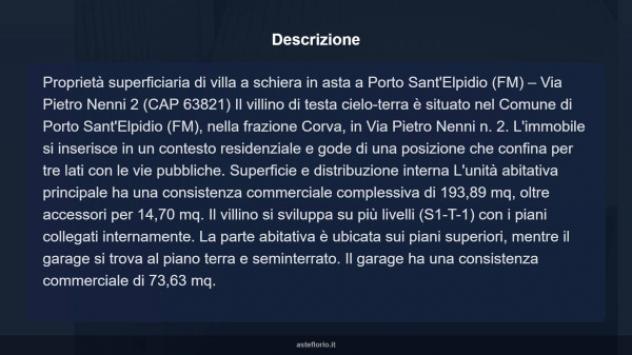 Immobile in asta di 193 m², box auto in vendita a Porto Sant'Elpidio - Foto 11