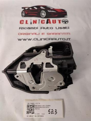 SERRATURA POSTERIORE SINISTRA BMW Serie 5 E61 Touring 7154629 (03)