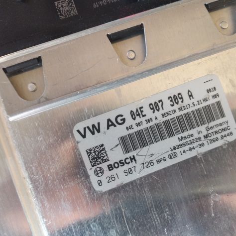 CENTRALINA MOTORE VW GOLF VII 1.2 1.4 0261S07726 04E907309A MED17.5.21 HW:H9 S - Foto 2