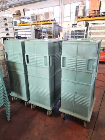 3 carrelli isotermici isolati Cambro usati - Foto 5