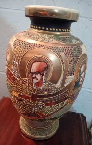 ANTICO VASO ORIENTALE DIPINTO e DORATO - Foto 2
