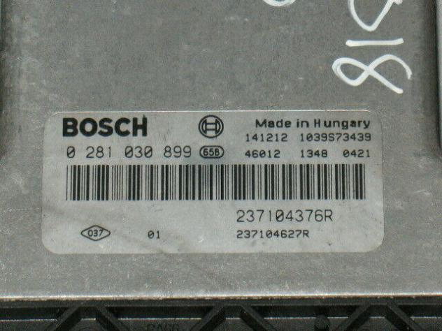 0281030899 ECU RENAULT CAPTUR CLIO 1.5 0281030899 237104376R 237104627r - Foto 4