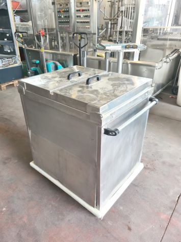 carrello bagnomaria inox con vani GN usato