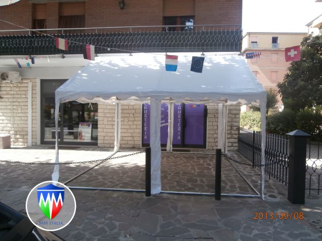 Tendoni per giardino 3 x 4  Gazebo telo Ignifugo - Foto 6