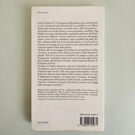 Il Dottor H - Bruno Luverà - Einaudi - 2000 - TRACCIATA! - Foto 4
