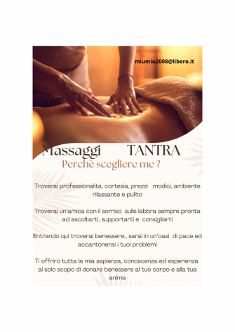 Massaggi TANTRA Tel:3472389532
