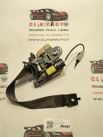 CINTURA DI SICUREZZA POSTERIORE DX RENAULT Clio Serie 34006768 33055457B K9K (0408) - Foto 2