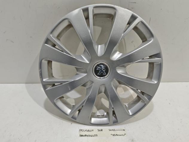 COPRI CERCHIO PEUGEOT 208 Serie 9808491477 (1219)