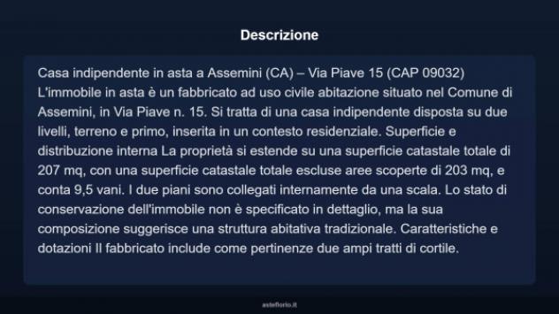 Immobile in asta di 207 m² con più di 5 locali in vendita a Assemini - Foto 15