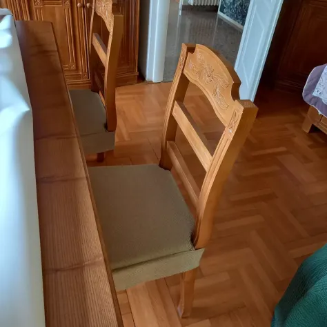 Vendo sedia/sedia artigianali lavorate e in legno massiccio - Foto 6