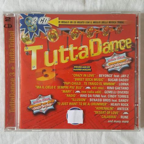 TuttaDance 3 + TuttaTribal - Power Mix By M.Miclini - 2CD Originali - TRACCIATA!