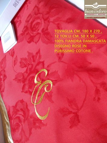 Tovaglie Natalizie eleganti rettangolare x 12 , 2 modelli - Foto 3