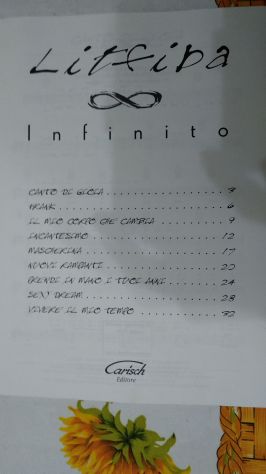piccola raccolta di canzoni - LITXIDA - INFINITO - Foto 2
